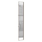 Porta Closet Prime 40cm Vidro Inox Espelhado Luciane