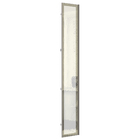Porta Closet Prime 40cm Vidro Champagne Reflecta Bronze Luciane
