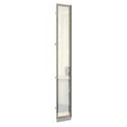 Porta Closet Prime 40cm Vidro Champagne Reflecta Bronze Luciane