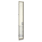 Porta Closet Prime 40cm Vidro Champagne Reflecta Bronze Luciane