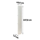 Porta Closet Prime 50cm Madeira Legno Crema Luciane
