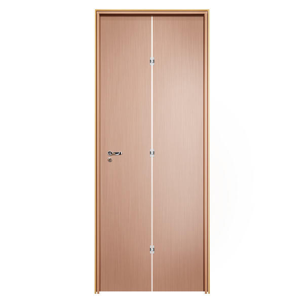 Porta com Batente Camarão de Madeira Sarrafeada Lisa Lâmina Curupixá Lado Direito 2,10x0,80m Pinhal Portas