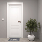 Porta com Batente De 13 a 17cm de Giro Sarrafeada Genebra Laca Branco Direito ou Esquerdo 2,10x0,6m Ipumirim