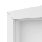 Porta com Batente De 13 a 17cm de Giro Sarrafeada Zurique Laca Branco Direito ou Esquerdo 2,10x0,8m Ipumirim