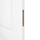 Porta com Batente De 17 a 21cm de Giro Sarrafeada Genebra Laca Branco Direito ou Esquerdo 2,10x0,6m Ipumirim