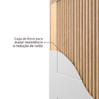 Porta com Batente De 17 a 21cm de Giro Sarrafeada Genebra Laca Branco Direito ou Esquerdo 2,10x0,8m Ipumirim