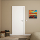 Porta com Batente De 17 a 21cm de Giro Sarrafeada Lisa Laca Branco Direito ou Esquerdo 2,10x0,60m Ipumirim