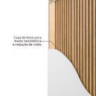 Porta com Batente De 17 a 21cm de Giro Sarrafeada Lisa Laca Branco Direito ou Esquerdo 2,10x0,60m Ipumirim