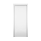 Porta com Batente De 21 a 25cm de Giro Sarrafeada Lisa Laca Branco Direito ou Esquerdo 2,10x0,90m Ipumirim