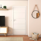 Porta com Batente De 21 a 25cm de Giro Sarrafeada Lucerna Plus Laca Branco Direito ou Esquerdo 2,10x0,6m Ipumirim