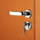 Porta com Batente de Giro de Madeira Lisa Curupixá Lado Direito 2,10x0,70m Zema