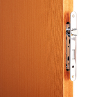 Porta com Batente de Giro de Madeira Lisa Curupixá Lado Direito 2,10x0,80m Zema