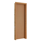 Porta com Batente de Giro de Madeira Sarrafeada Lisa Curupixá Direito e Esquerdo 2,10x0,90 Batente de 10 a 15 Pinhal