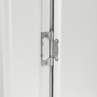 Porta com Batente de Giro Madeira Sarrafeada Lisa Lacca Touch Fendi Lado Direito ou Esquerdo 2,10x0,90m Concrem Wood