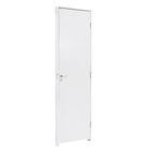 Porta com Batente 7,5cm de Giro Madeira Colméia Lisa Primer Branco Para Drywall Lado Esquerdo 2,10x0,72m Eucatex