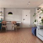 Porta com Batente de Giro de Madeira Lisa Pintura UV Branco Lado Direito 2,10x0,80m Artens