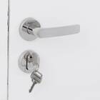 Porta com Batente 7,5cm de Giro Madeira Colméia Lisa Primer Branco Para Drywall Lado Direito 2,10x0,82m Eucatex