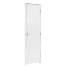 Porta com Batente 7,5cm de Giro Madeira Colméia Lisa Primer Branco Para Drywall Lado Direito 2,10x0,82m Eucatex