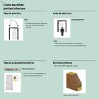 Porta com Batente 7,5cm de Giro Madeira Colméia Lisa Primer Branco Para Drywall Lado Direito 2,10x0,82m Eucatex