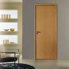 Porta com Batente de Giro Lisa Madeira Colméia Pintura UV Curupixá Modelo Standard 2,10x0,80m Zema Eco Portas