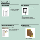 Porta com Batente 7,5cm de Giro Madeira Colméia Lisa Primer Branco Modelo Para Drywall Lado Esquerdo 2,10x0,82m Eucatex