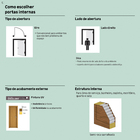 Porta com Batente de Giro de Madeira Sarrafeada Lisa Pintura UV Freijó Lado Direito 2,10x0,70m Concrem Wood