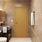 Porta com Batente de Giro de Madeira Sarrafeada Lisa Pintura UV Curupixá Vivace Lado Esquerdo 2,10x0,60m Artens