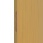 Porta com Batente de Giro de Madeira Sarrafeada Lisa Pintura UV Curupixá Vivace Lado Direito 2,10x0,90m Artens