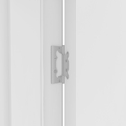 Porta com Batente de Giro De 12 a 19cm Sarrafaeada Lisa Lacca Touch Bianco Lado Direito ou Esquerdo 2,10x0,90m