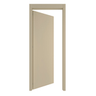 Porta com Batente de Giro De 12 a 19cm Sarrafaeada Lisa Lacca Touch Fendi Lado Direito ou Esquerdo 2,10x0,9m Vivace Plus