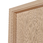 Porta com Batente de Giro de Madeira Sarrafeada Lisa Melamina Freijó Lado Direito 2,10x0,70m Concrem Wood