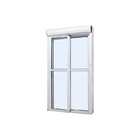 Porta Com Persiana Integrada Automatizada Em Alumínio Branco