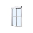 Porta Com Persiana Integrada Em Alumínio Branco Caribe Max 22