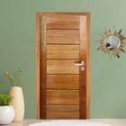 Porta Completa Bbb Em Madeira Maciça Cedro Arana 62cm X 210cm