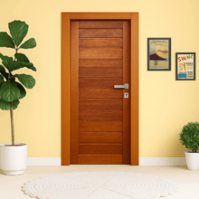 Porta Completa Comercial Linha Econômica 62x210cm Em Madeira
