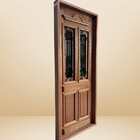 Porta Completa Duquesa C/ Grade 92x210cm Em Madeira Maciça Ce