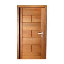 Porta Completa França Em Madeira Maciça Tauari 90cm X 210cm