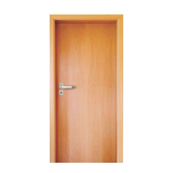 Porta Completa Lisa Em Madeira Semi Sólida 62cm X 210cm