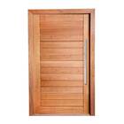 Porta Completa Pivotante Ad01 Em Madeira Maciça Tauari 112cm