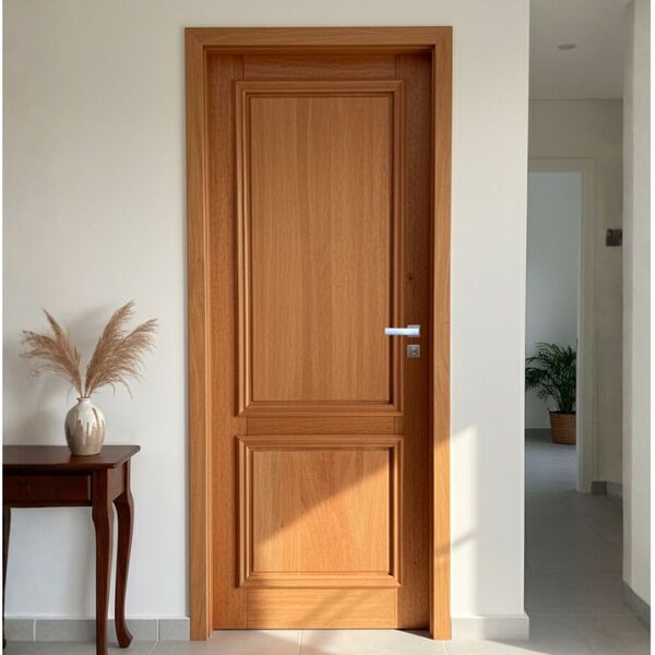 Porta Completa Real 72x210cm Em Maciça Cedro Arana