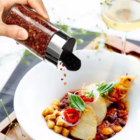 Porta Condimento De Vidro Hermetico Tempero 6 Fracos Cozinha