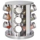 Porta Condimento Em Inox Hauskraft 12 Peças Prata