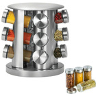 Porta Condimento Tempero Giratorio 12 Potes Guarda Alimento C