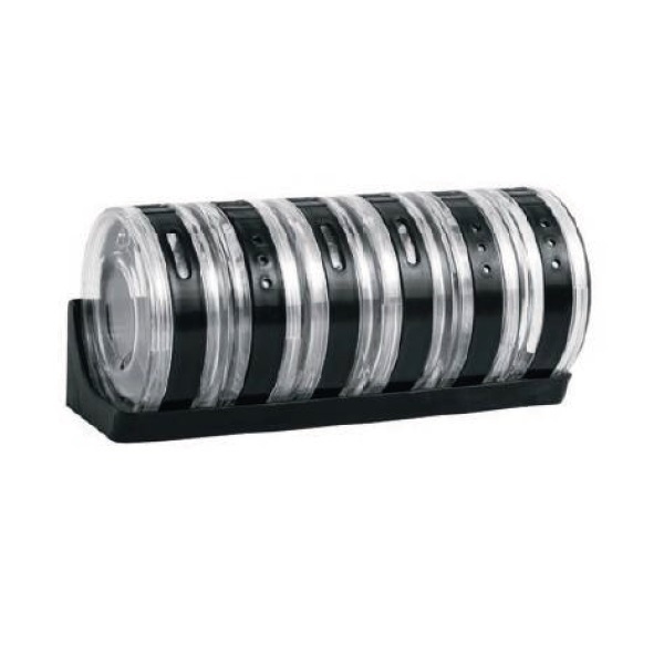 Porta Condimentos 6 Peças Black Mimo Style Sf20384