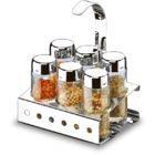 Porta Condimentos 7 Peças - Parma