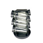 Porta Condimentos Giratório Plástico Preto Com 06  Potes 80ml