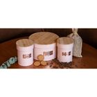 Porta Condimentos Hermético Tampa Bambu Matte Sugar Rose