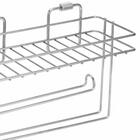 Porta Condimentos Inox Aramado Rolo De Papel Toalha Alumínio