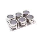 Porta-condimentos Inox Hauskraft Magnet 6 Peças Pcon-004