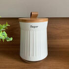 Porta Condimentos Metal E Bambu Para Açucar Yoi 811500104